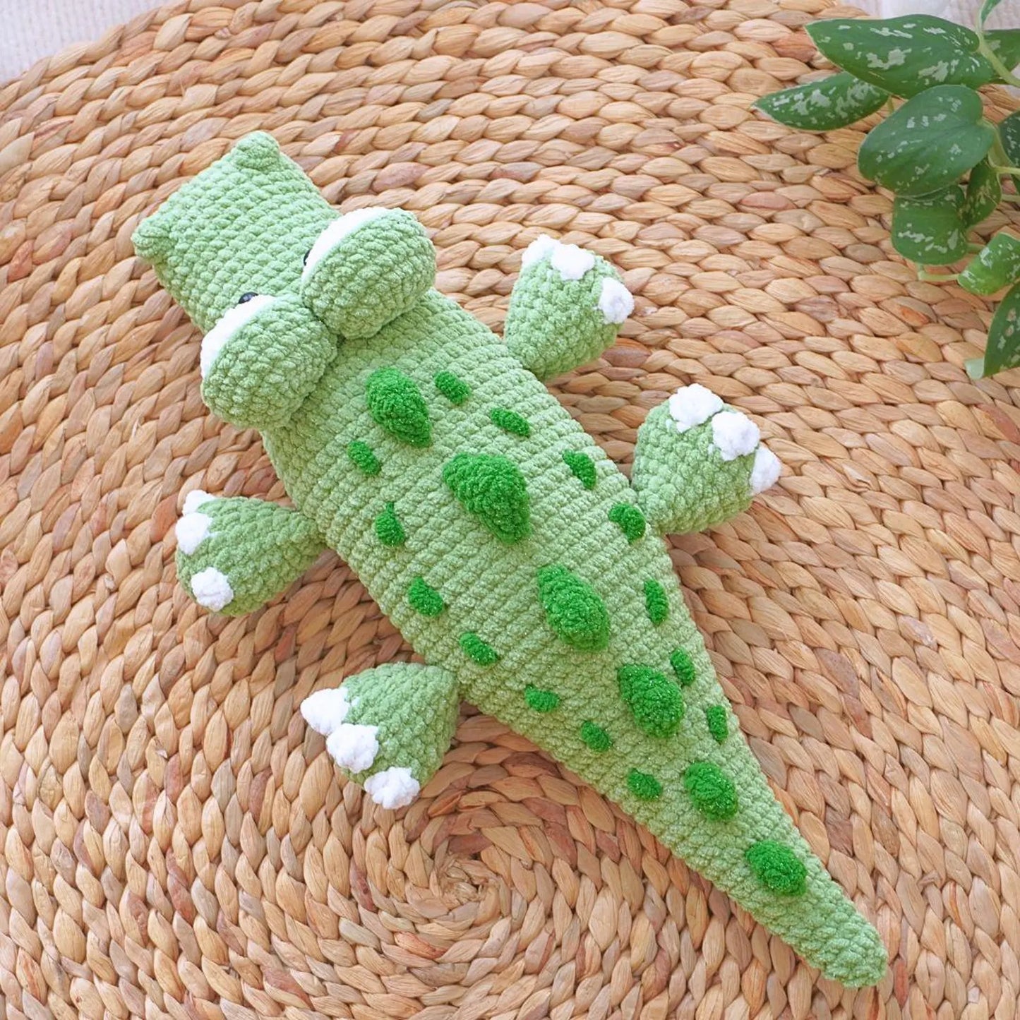 Chubby Crocodile Crochet Pattern, Amigurumi Crochet Pattern, Handmade Crochet Pattern, Crocodile Crochet Pattern, PDF Crochet Pattern