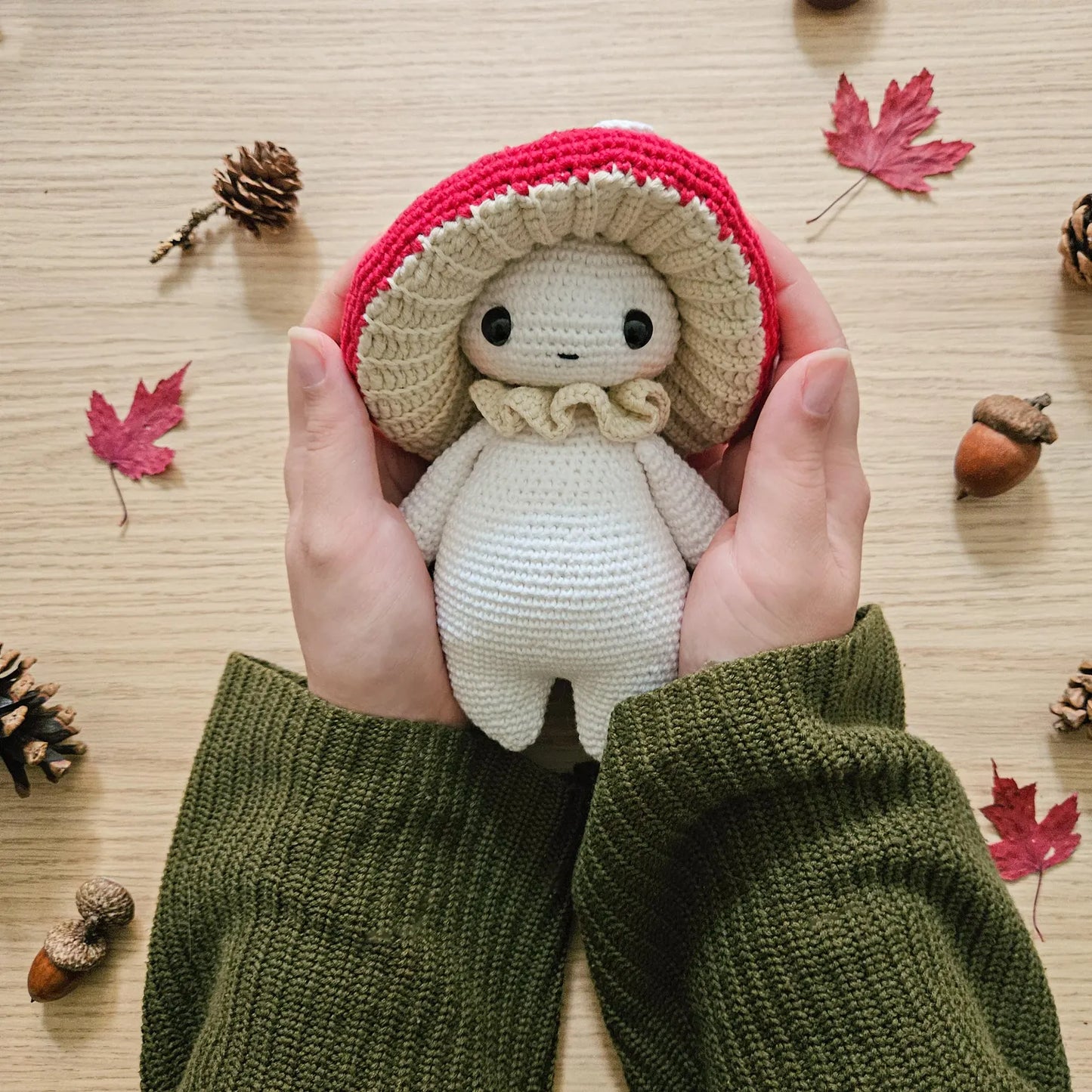 Mushroom guy - critter stitch crochet pattern / amigurumi