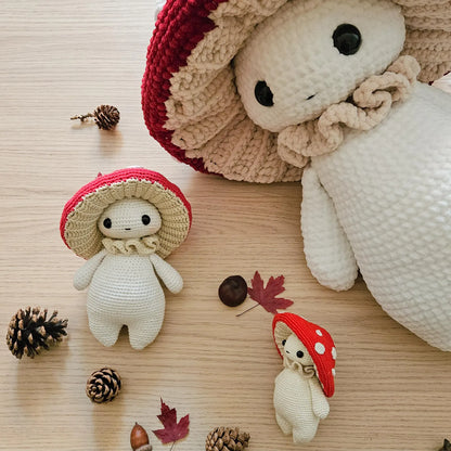 Mushroom guy - critter stitch crochet pattern / amigurumi