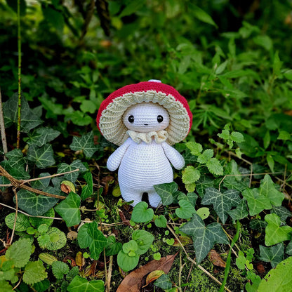 Mushroom guy - critter stitch crochet pattern / amigurumi
