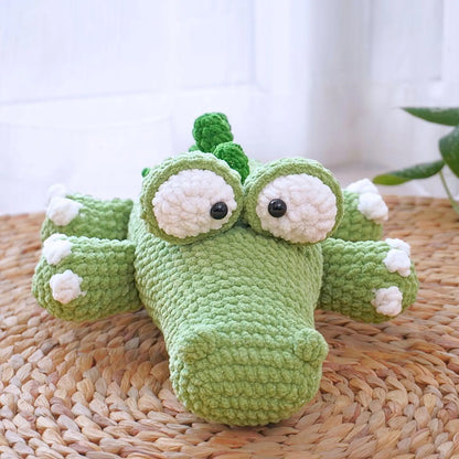 Chubby Crocodile Crochet Pattern, Amigurumi Crochet Pattern, Handmade Crochet Pattern, Crocodile Crochet Pattern, PDF Crochet Pattern