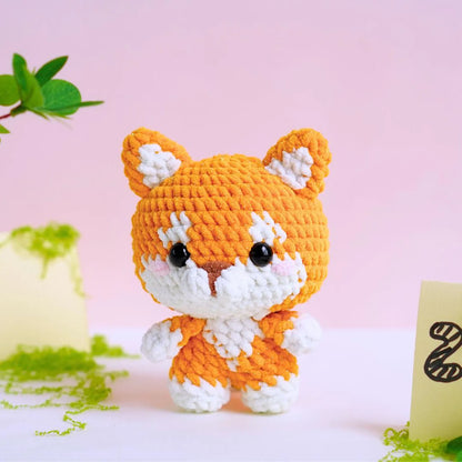 Playful Baby Pack Crochet Patterns Bundle | Shiba Pattern, Rhino Pattern, Panda Pattern, Monkey Pattern, Giraffe Pattern, Dinosaur Pattern