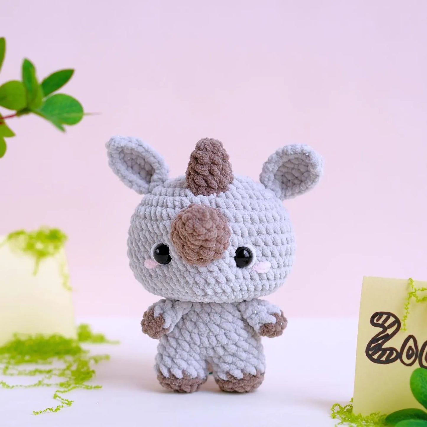 Playful Baby Pack Crochet Patterns Bundle | Shiba Pattern, Rhino Pattern, Panda Pattern, Monkey Pattern, Giraffe Pattern, Dinosaur Pattern